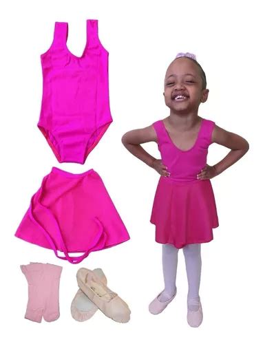 Roupa De Ballet Infantil Juvenil K Parcelamento Sem Juros