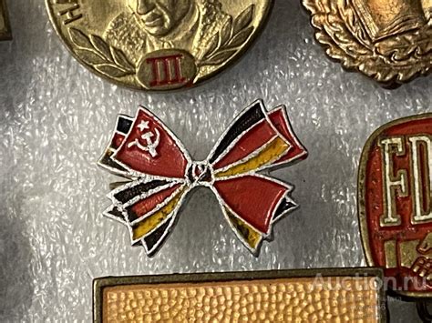 Знак значок DDR ГДР СССР - ГДР ГЕРМАНИИ ДРУЖБА БАНТ. БАНТИК. ФЛАГИ ...