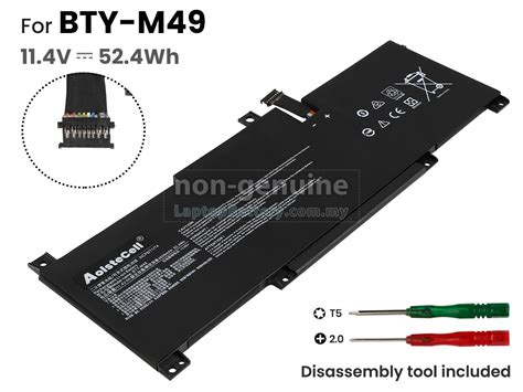 MSI BTY-M49 battery,high-grade replacement MSI BTY-M49 laptop battery ...