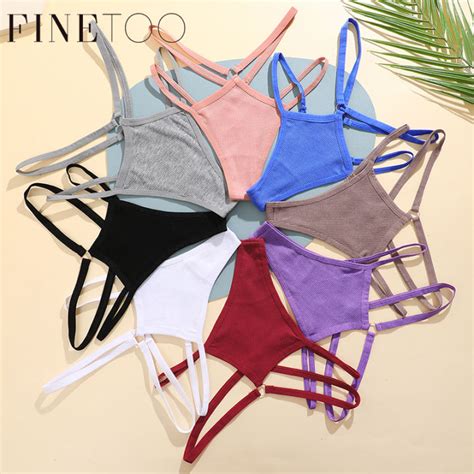 Finetoo Ice Silk Seamless Panties Women S Sexy Lingerie Design Waist