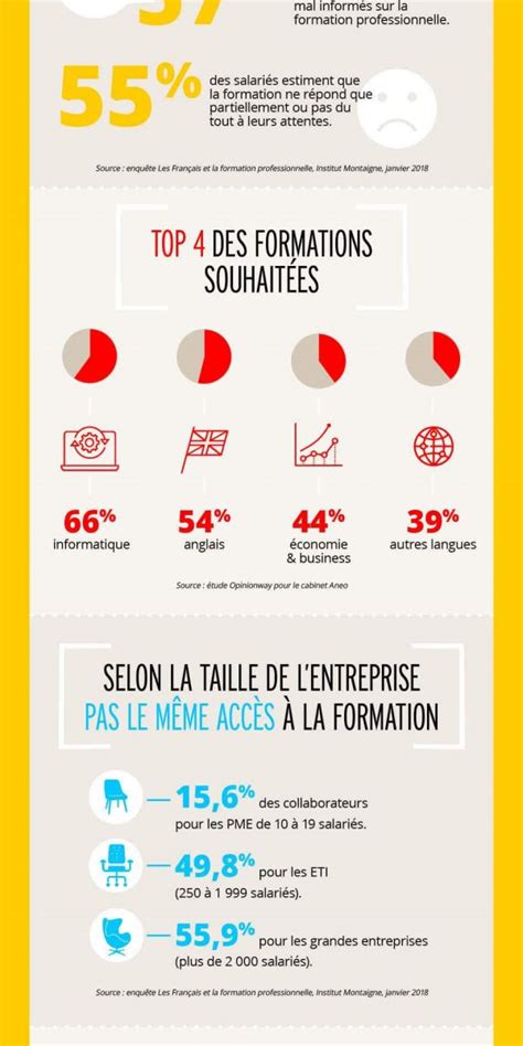 Infographie Formation Professionnelle Ce Quen Pensent Les Français