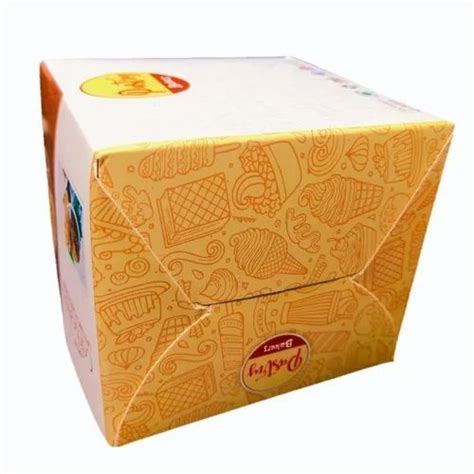 Duplex Paper Cardboard Printed Pastry Box 250 Gram At Rs 15 Piece In Noida