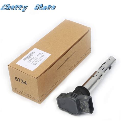 ใหม่07K 905 715 F คอยล์จุดระเบิดสำหรับ VW Volkswagen Passat Jetta Golf ...
