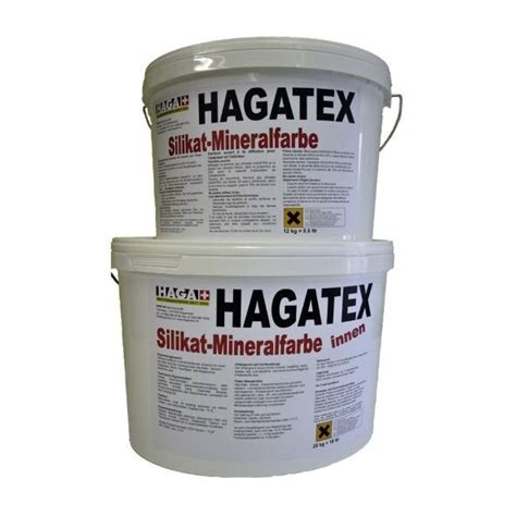 HAGA Hagatex Silikatfarbe innen naturweiß 5 kg Eimer 43 91