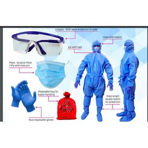 Gsm Non Woven Laminated Ppe Kit At Rs Coronavirus Ppe Kit In