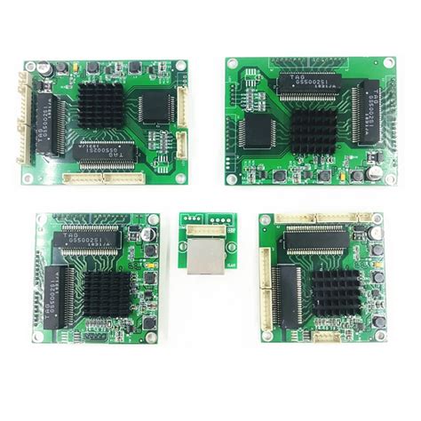 Модуль коммутатора Ethernet, 5 портов, неуправляемая плата PCBA 10/100 ...