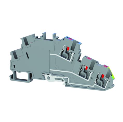 PFT 2,5 2P+E Многоуровневая быстрозажимная клемма (Push-in)