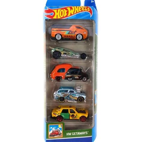 Coffret Vehicules Hot Wheels Hw Getaways Set Voitures Minatures