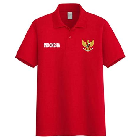 Jual Kaos Polo Hut Ri Baju Kemerdekaan Indonesia Kaos