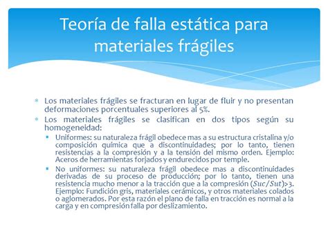 Teoría de falla bajo carga estática ppt video online descargar