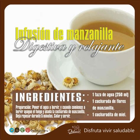 Infusi N De Manzanilla Beneficios Digestiva Y Relajante Blog