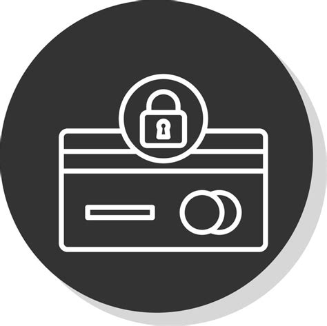 Credit Card Security Glyph Due Circle Icon Design 43882631 Vector Art