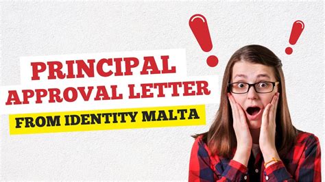 Malta Principal Approval Letter Work Permit Identity Malta