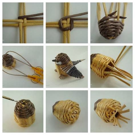 Плетение из газет... | Paper weaving, Willow weaving, Paper basket weaving