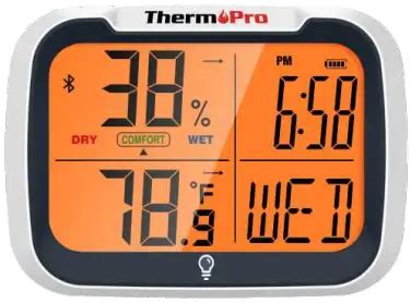 ThermoPro TP393 Bluetooth Indoor Thermometer And Hygrometer User Manual