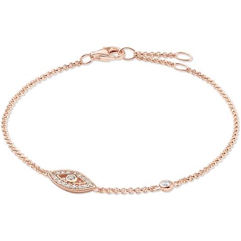 Thomas Sabo Rose Gold Plated Nazar S Eye Bracelet Jewellery From