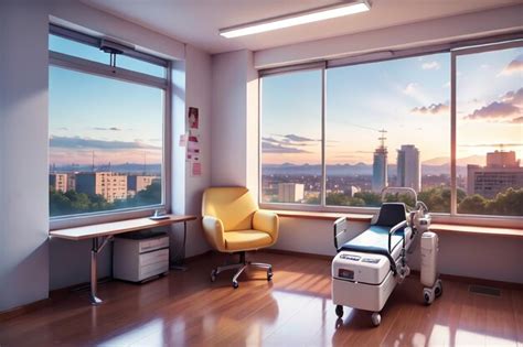 Premium AI Image | Hospital ward display architectural interior design ...