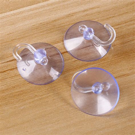 10Pcs Suction Cups Caps Suckers Glass Window Wall Hook Hanger Kitchen