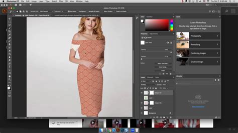 Advanced Photoshop Transformation For Textile Designs Youtube