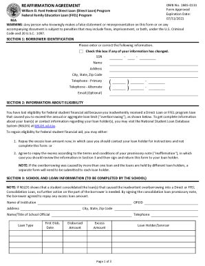 Fillable Online Reaffirmation Agreement PDF Fax Email Print PdfFiller