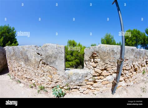 Arabic castle in Denia Spain Stock Photo - Alamy