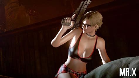 Resident Evil Sherry Birkin Dream Schoolgirl Costume Gameplay Pc Mod