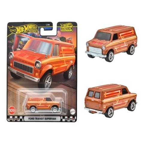 杜老爹玩具 風火輪 Hot wheels 林蔭大道系列 福特 Transit SUPER VAN HRT 蝦皮購物