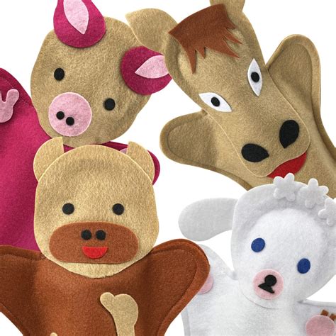 hand puppets farm animals urban babies kids