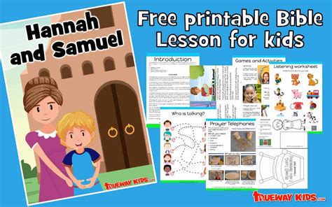 Hannah and Samuel - Free Children's Bible lesson - Trueway Kids
