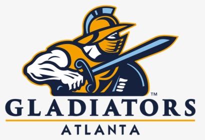 Gwinnett Gladiators Logo Black And White - Atlanta Gladiators, HD Png Download - kindpng