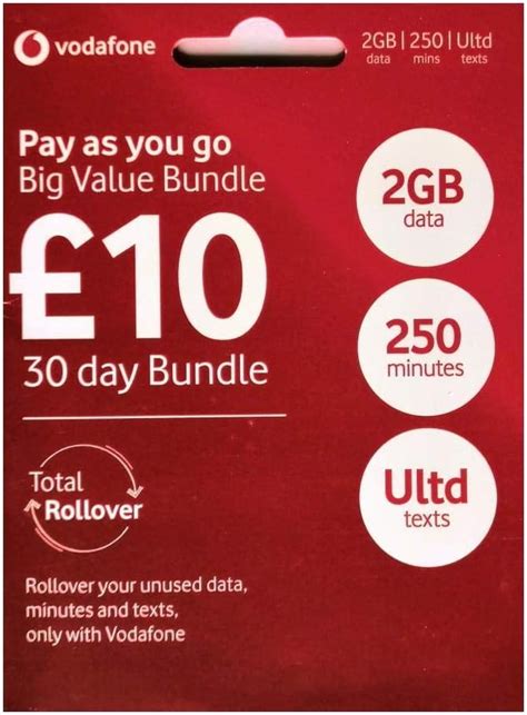 Vodafone Superfast G G Multi Sim Payg Ultra Big Value Bundles Sim