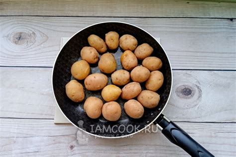 Молодая картошка с грибами на сковороде — рецепт с фото пошагово