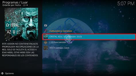 Cómo Instalar Addon Cristal Azul en Kodi Español Mundo Kodi