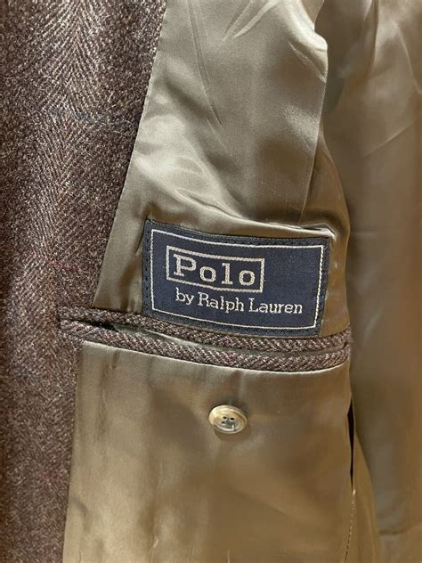 Polo Ralph Lauren Tweed Herringbone Wool Usa Blazer J… Gem