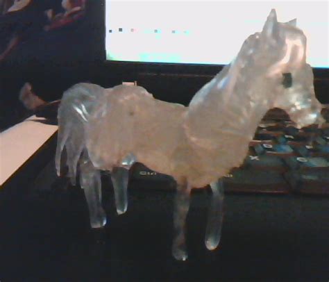 Hot glue horse — Weasyl