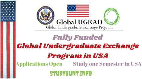 Global Ugrad Undergraduate Exchange Program In Usa Studyhunt