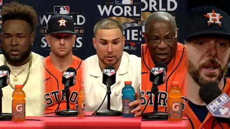 Astros discuss no-hitter in Game 4 of World Series | 11/02/2022 ...