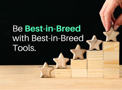 Be Best-in-Breed with Best-in-Breed Tools