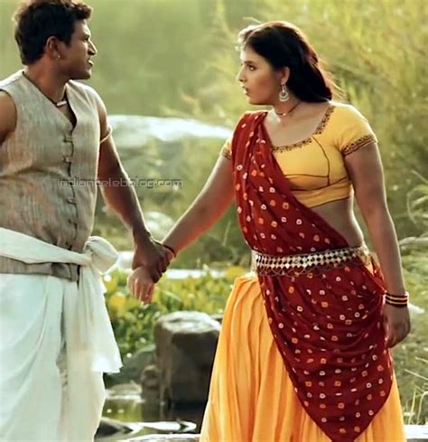 Anjali Kannada Rana Vikrama Hot Lehena Midriff Hd Caps Indiancelebblog
