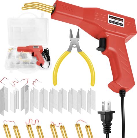 Hot Stapler Plastic Repair Kit With 800PCS Hot Staples 110V Automotive Plastic Bumper Repair