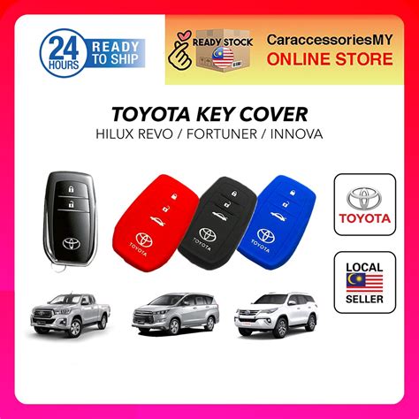 Toyota Hilux Rogue Revo Innova Fortuner Rubber Key Case All