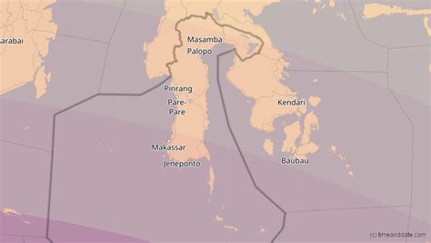 Solar Eclipses In South Sulawesi Indonesia