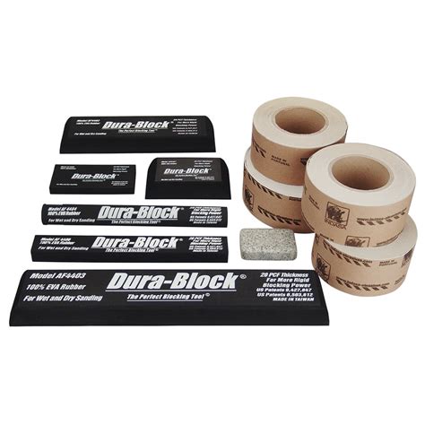 Dura Block® And Sandpaper Sanding Kit Tp Tools And Equipment