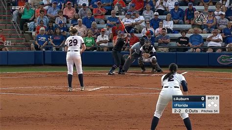 Auburn Softball Vs Florida Game 2 Highlights Video Dailymotion