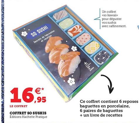 Promo Coffret So Sushis Chez Hyper U Icatalogue Fr