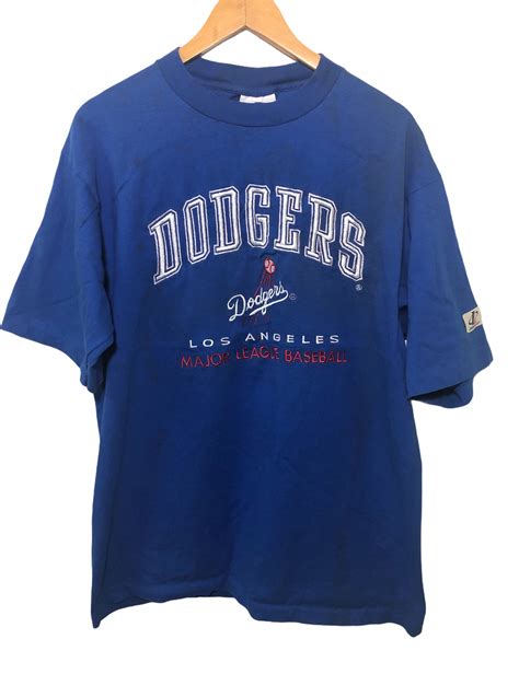 Vintage Los Angeles Dodgers Mlb Baseball T Shirt Large Size Etsy