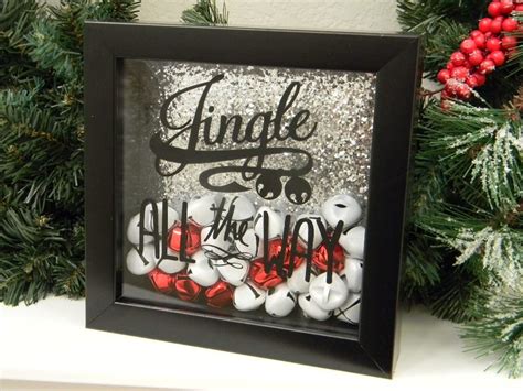 Shadow Box Jingle All The Way Christmas Decor Shadow Box Etsy