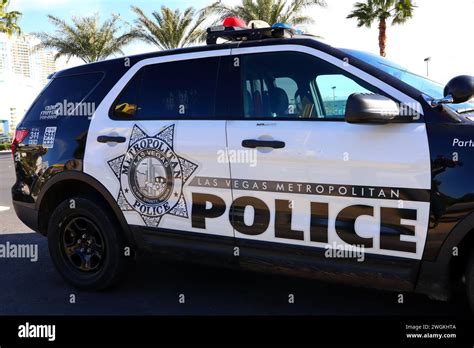 Las Vegas, Nevada: Las Vegas Metropolitan Police Department car Stock ...