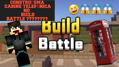 JOGANDO BUILD BATTLE NO SERVER THE HIVE MINECRAFT PE SERÁ QUE GANHEI