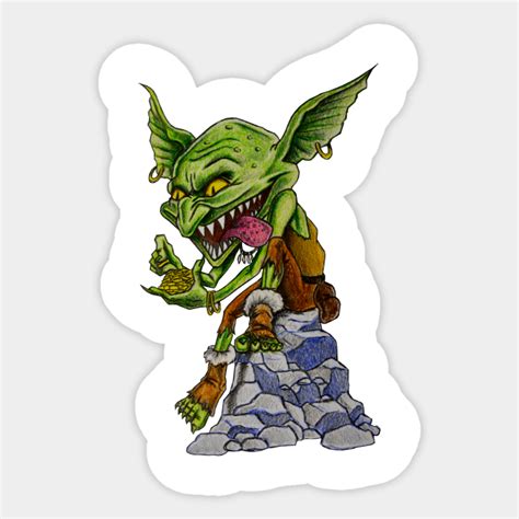 Gold Goblin Goblin Sticker Teepublic